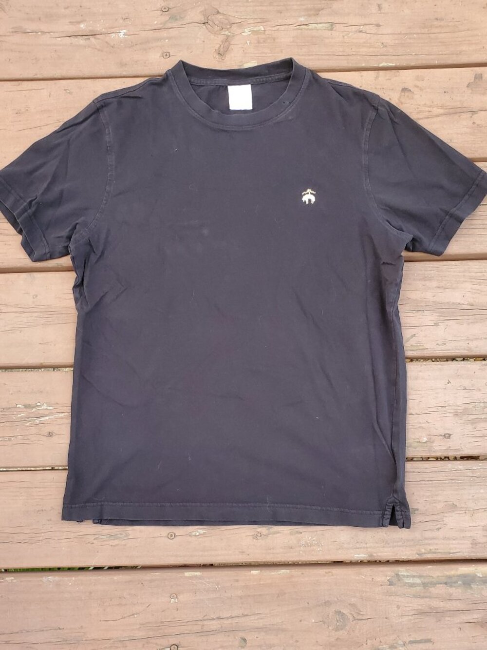 Brooks Brothers Black Basic Tee - Size M